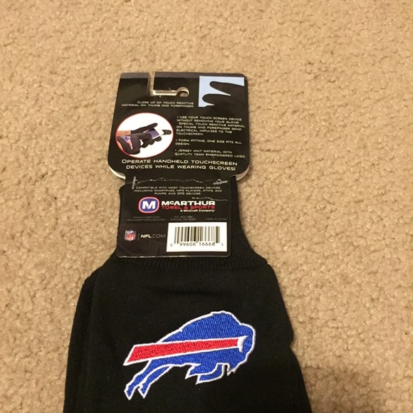 WinCraft/McArthur NFL mens Technology Touch Gloves Buffalo Bills - Picture 3 of 3